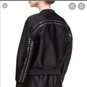 Satin Phillip Lim Bomber Lace Jacket